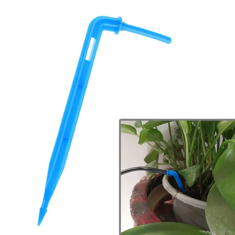 50-Pack Drip Irrigation Bend Arrow Emitters for Potted Plants & Gardens Peaceful Pleasures Health and Wellness