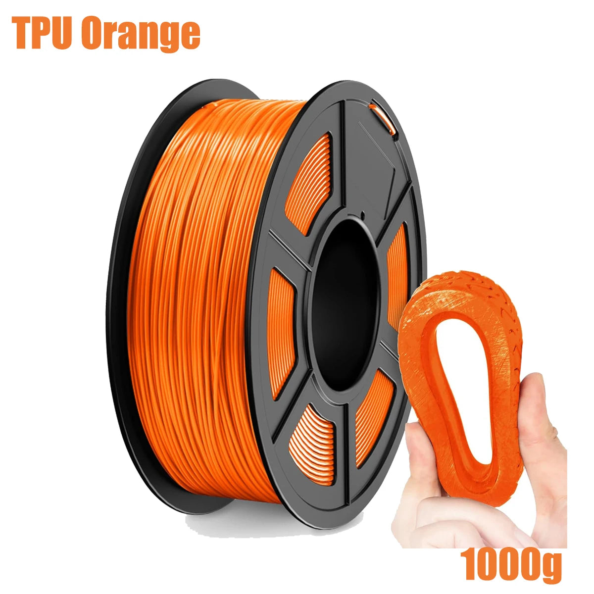 TPU Filament 1.75mm 95A Flexible 3D Printer – 250g/500g/1kg