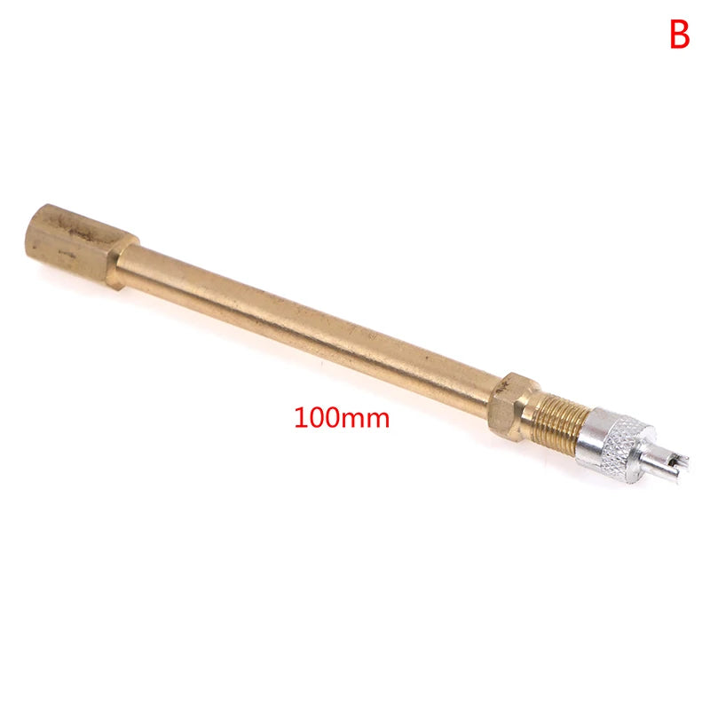 Brass Tire Valve Stem Extender – Car, Truck & Motorcycle
