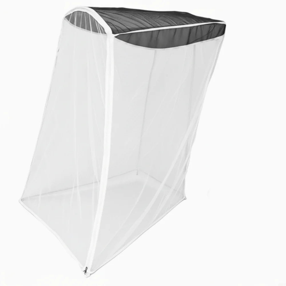 Canopy Chair Mosquito Net Cover – Zipper Bug Mesh Tent Mosquito Net Cover Peaceful Pleasures Health and Wellness White