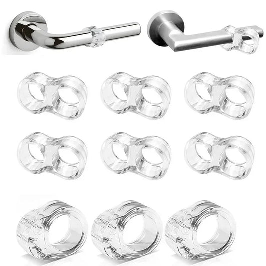 PVC Door Handle Buffers – Wall & Furniture Protectors | 1–8 pcs Door Handle Buffer Peaceful Pleasures Health and Wellness