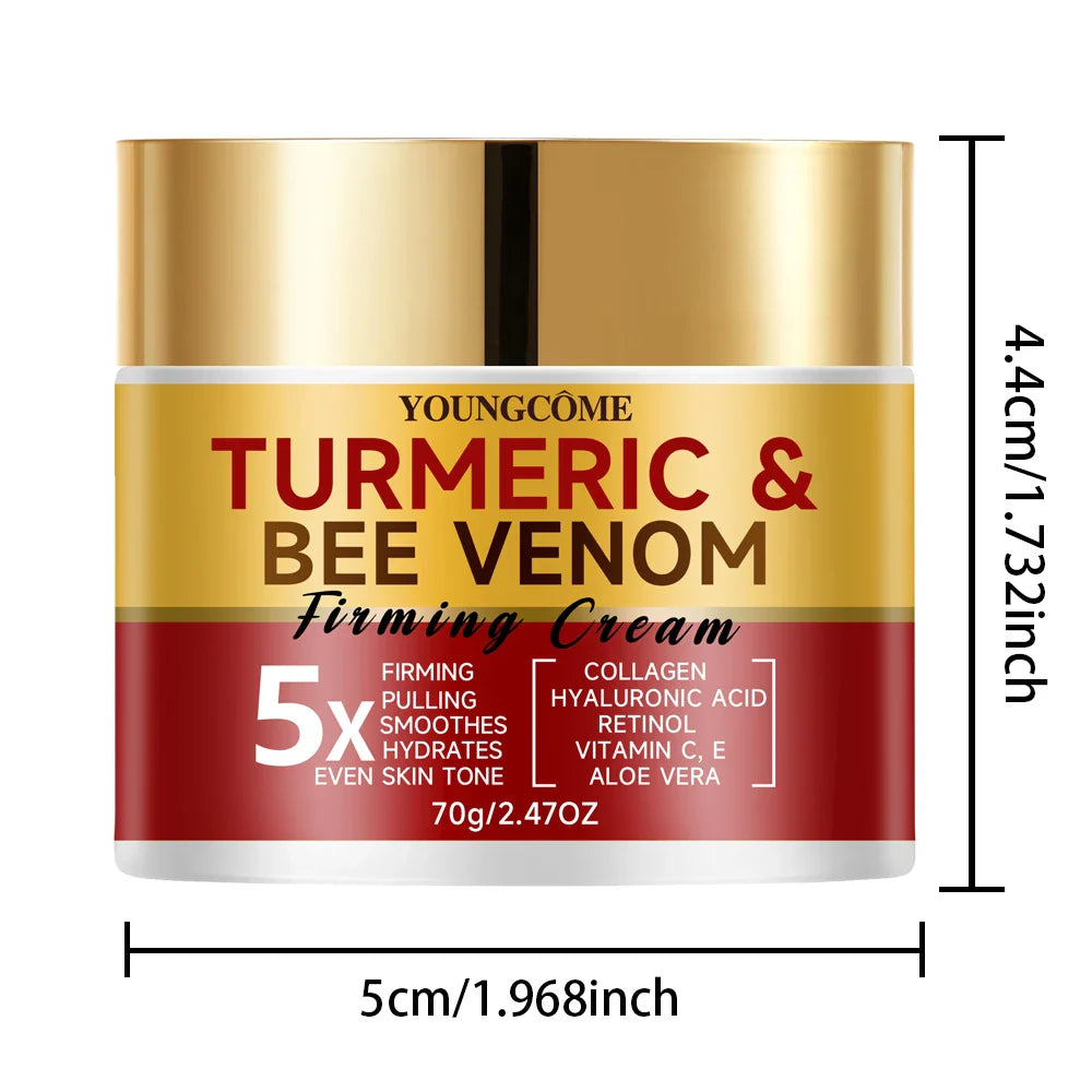 YOUNGCOME Turmeric & Bee Venom Firming Cream – Hyaluronic Acid