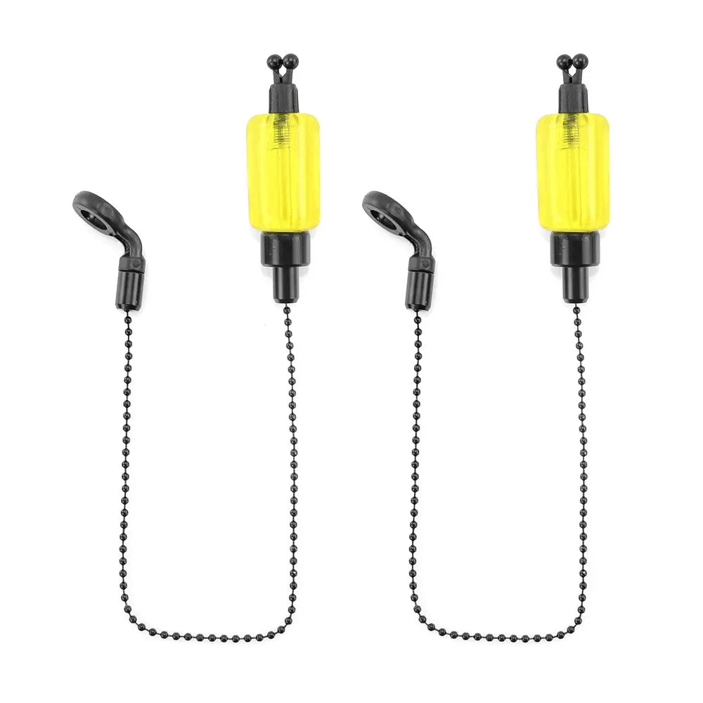 Durable Plastic Fishing Swinger Indicators, 4 Color Removable Tubes & Fluorescent Design, Essential Carp Fishing Accessories Peaceful Pleasures Health and Wellness B2021-Yellowx2