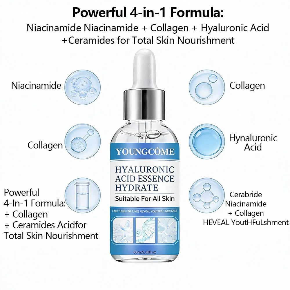 YOUNGCOME Hyaluronic Acid Collagen Facial Serum 40/60ml