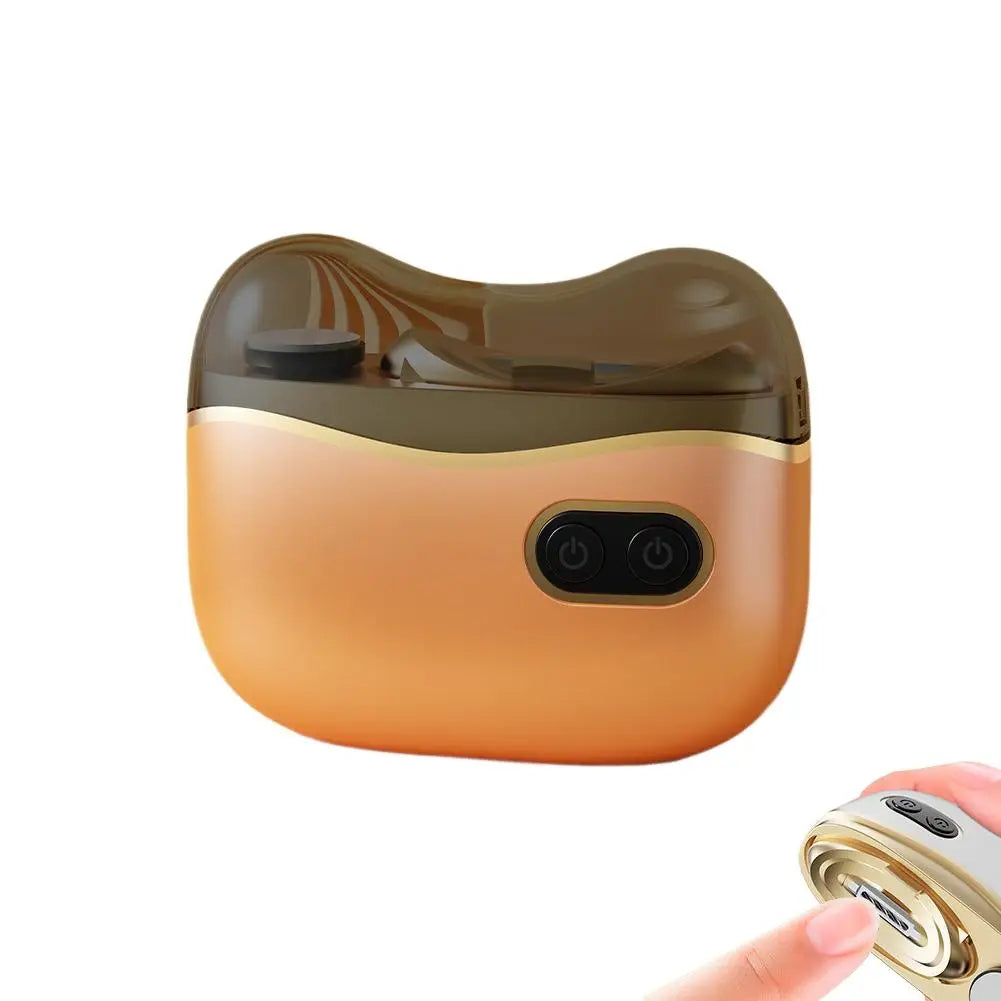 2-in-1 Electric Nail Clipper & Polisher | Rechargeable, Baby Safe Electric Nail Clipper Peaceful Pleasures Health and Wellness orange