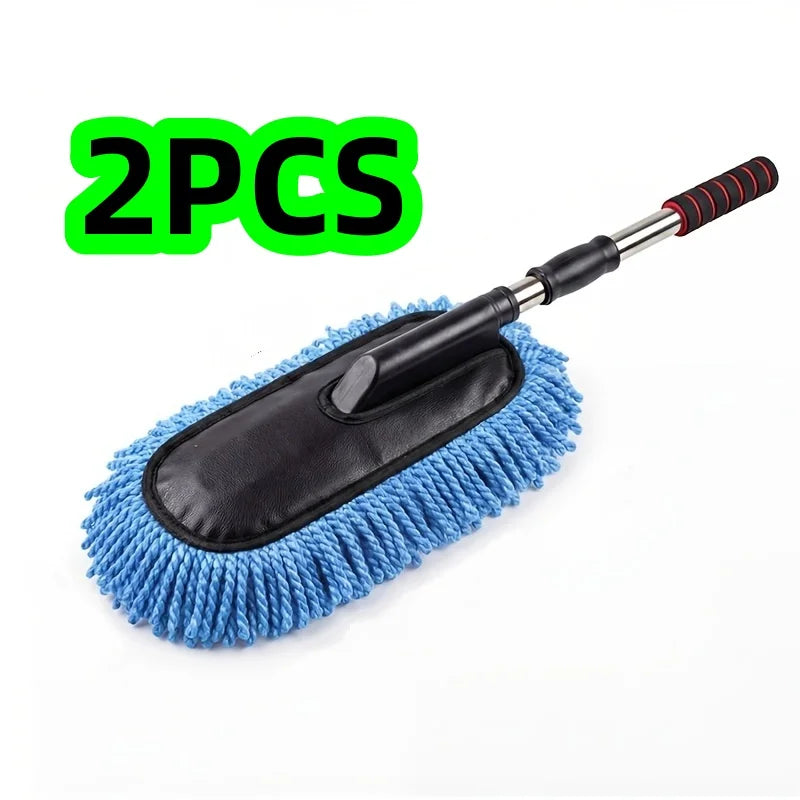 Telescopic Car Wash Brush | Extendable Handle & Soft Bristles