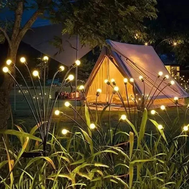 Solar Firefly String Lights – Outdoor Garden Lawn Stake Decor