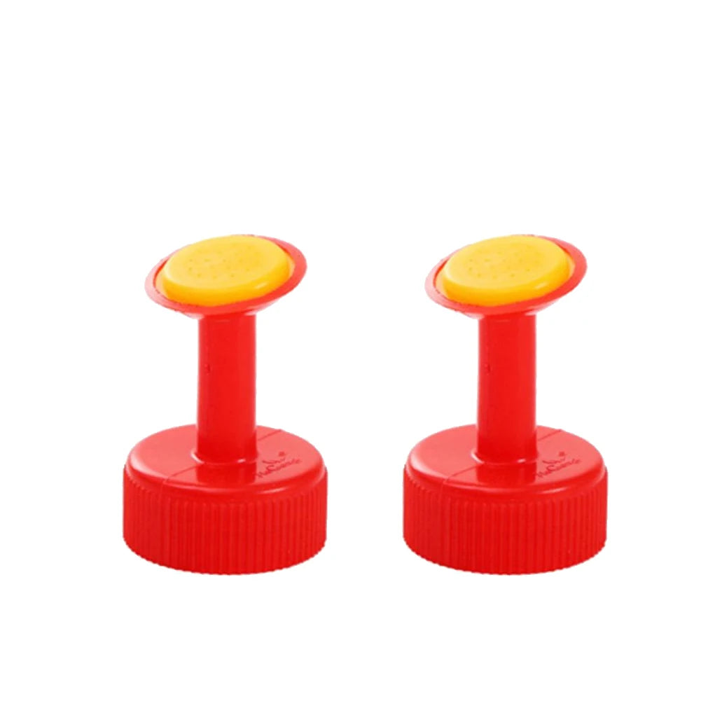 2pcs Garden Plant Watering Sprinkler Bottle Cap Nozzle DIY Mini Irrigation Head for national standard 28mm drinking bottles Peaceful Pleasures Health and Wellness red2PCS