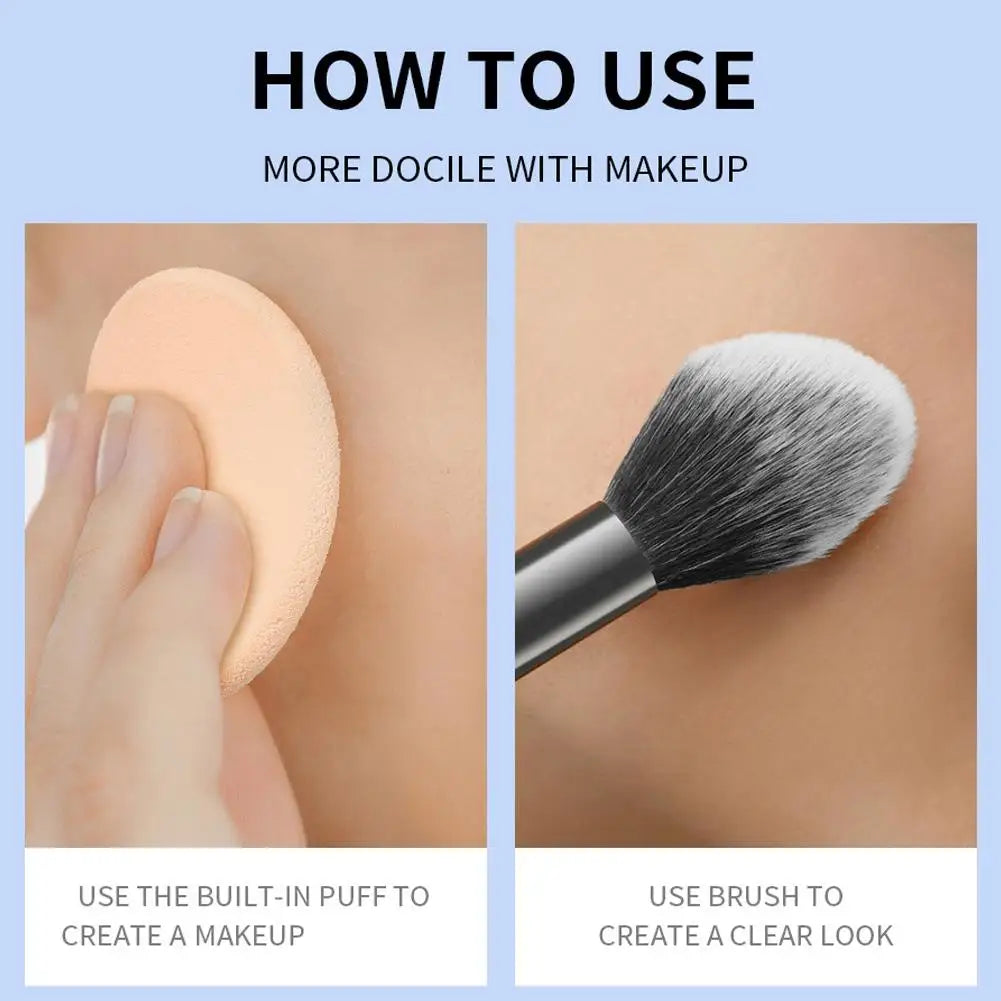 Face Setting Powder Long-Lasting Waterproof Matte Oil Control Compact Powder Concealer Finish Pressed Powder Makeup Peaceful Pleasures Health and Wellness