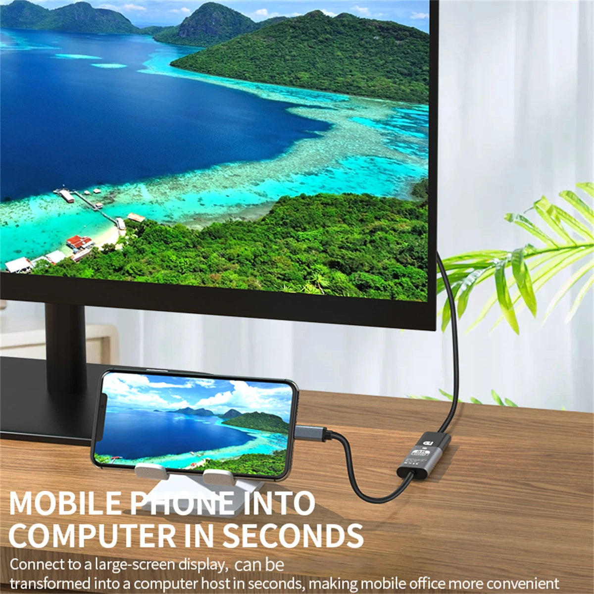 USB-C to DisplayPort 1.4 Cable 8K@60Hz 4K@144Hz Thunderbolt 4/3