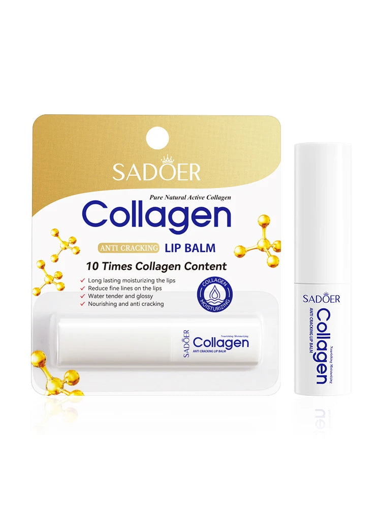 SADOER Collagen Lip Balm – Moisturizing, Brightening & Repair