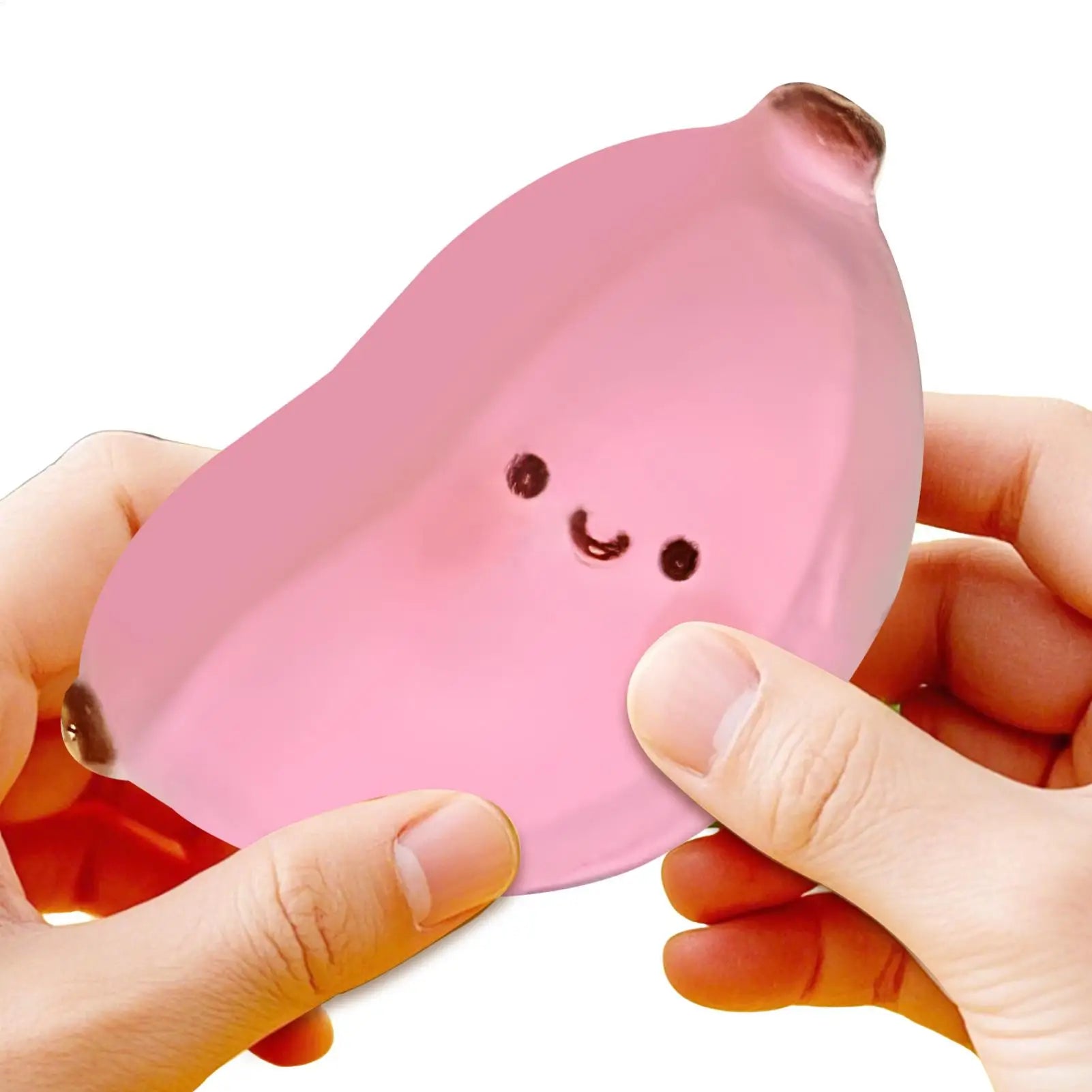 Soft Banana Squeeze Fidget Sensory Toy for Kids & Adults Squeeze Fidget Toy Peaceful Pleasures Health and Wellness