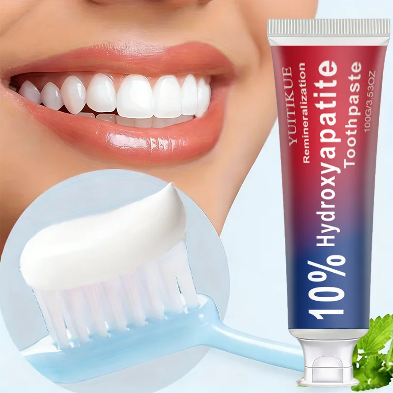 Yuitikue 10% Hydroxyapatite Toothpaste, Remineralizing Teeth Whitening Paste for Deep Cleaning & Oral Care, 100g Peaceful Pleasures Health and Wellness