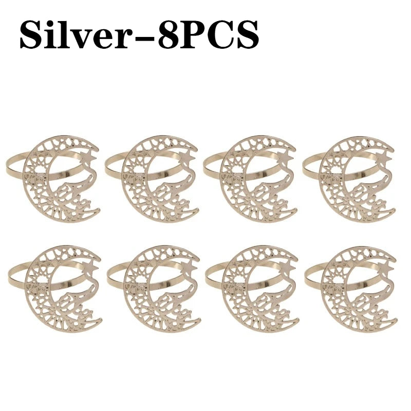 Gold Bismillah Napkin Rings | Ramadan & Eid Table Decor