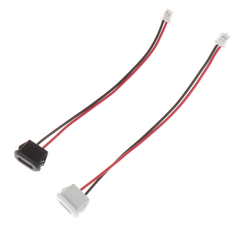 1pcs 2Pin USB-C Type Waterproof USB Contor Direct Compression Female Base Socket Charging Interface With Welding Wire Peaceful Pleasures Health and Wellness