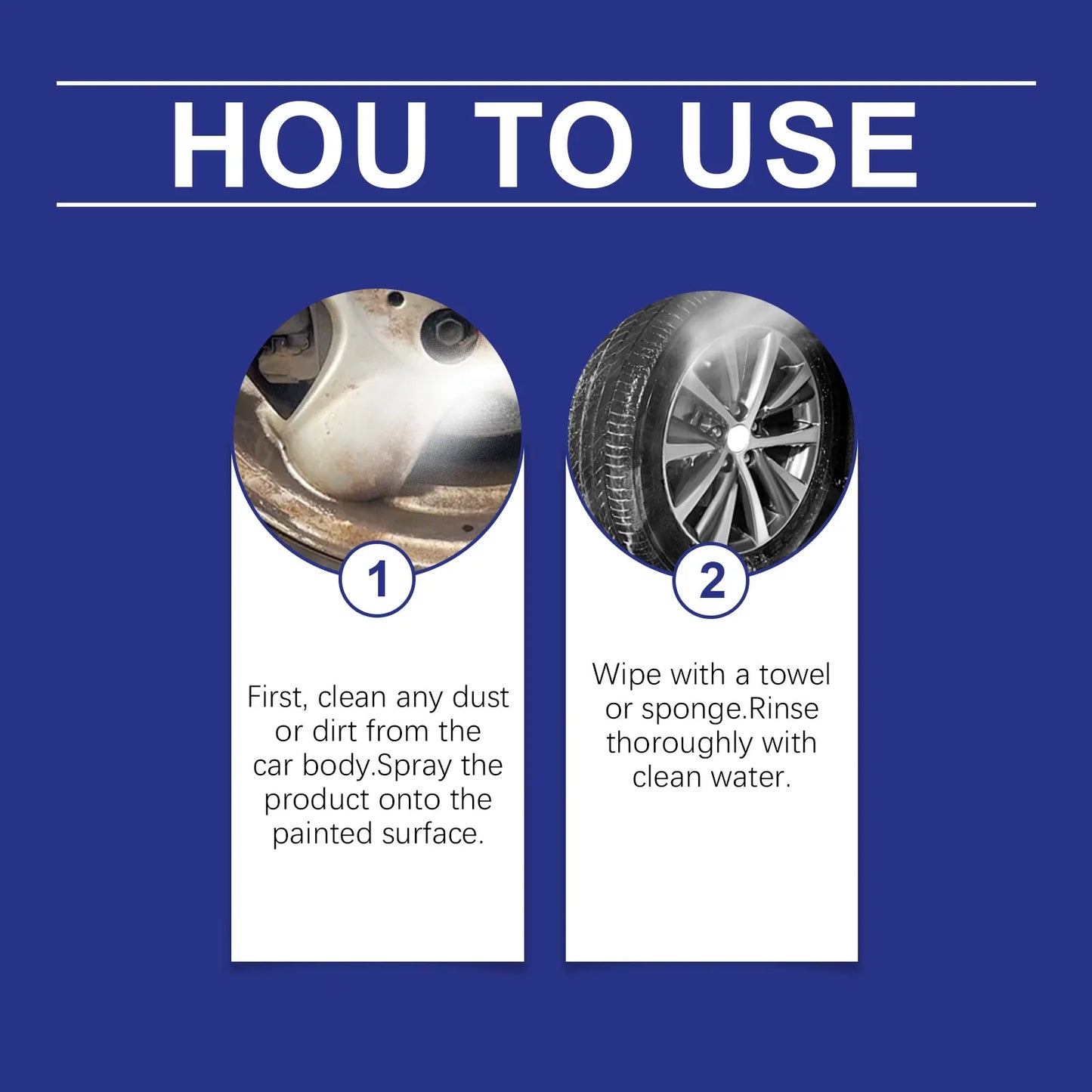 RayHong Car Rust Remover Spray | Chrome & Metal Derust 100ml