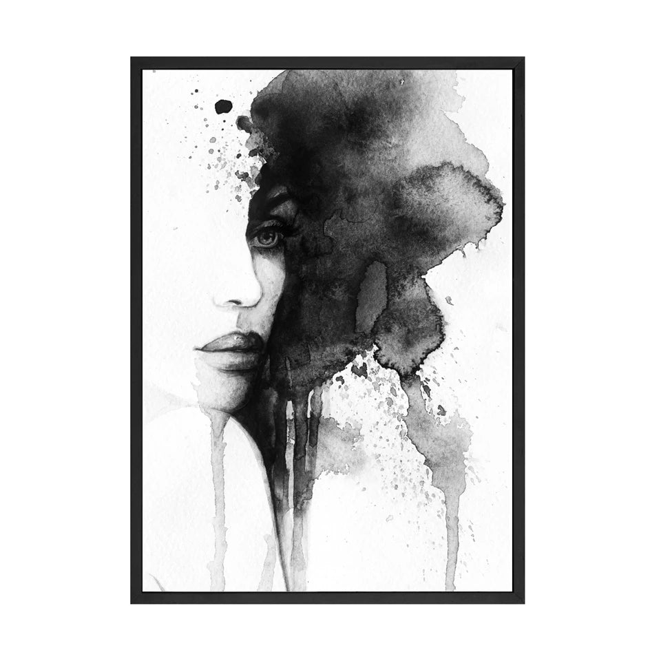 Llama in a Taxi NYC Times Square Canvas Wall Art | B&W Print