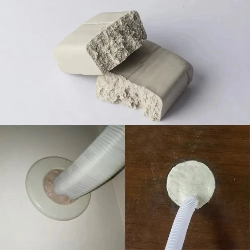 1-20pcsWall Hole Sealant Sewer Pipe Waterproof Rubber Mastic Mud Household Tools Caulk Air Conditioner Hole Plug Filler Cement Peaceful Pleasures Health and Wellness
