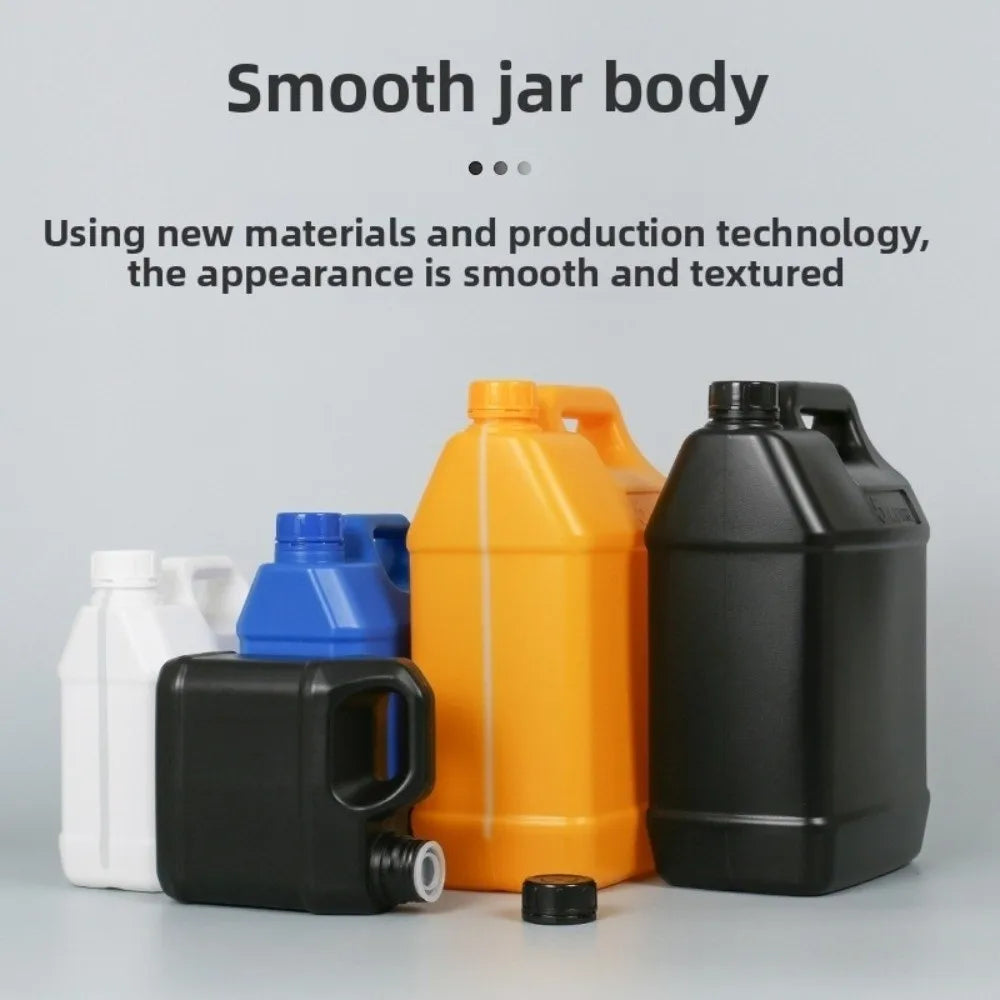 1/2/3/4/5/6/10L Plastic Airtight Bottle with Lid Food Grade HDPE Bucket Sealed Large-Capacity Storage Container Cleaning Essence Peaceful Pleasures Health and Wellness