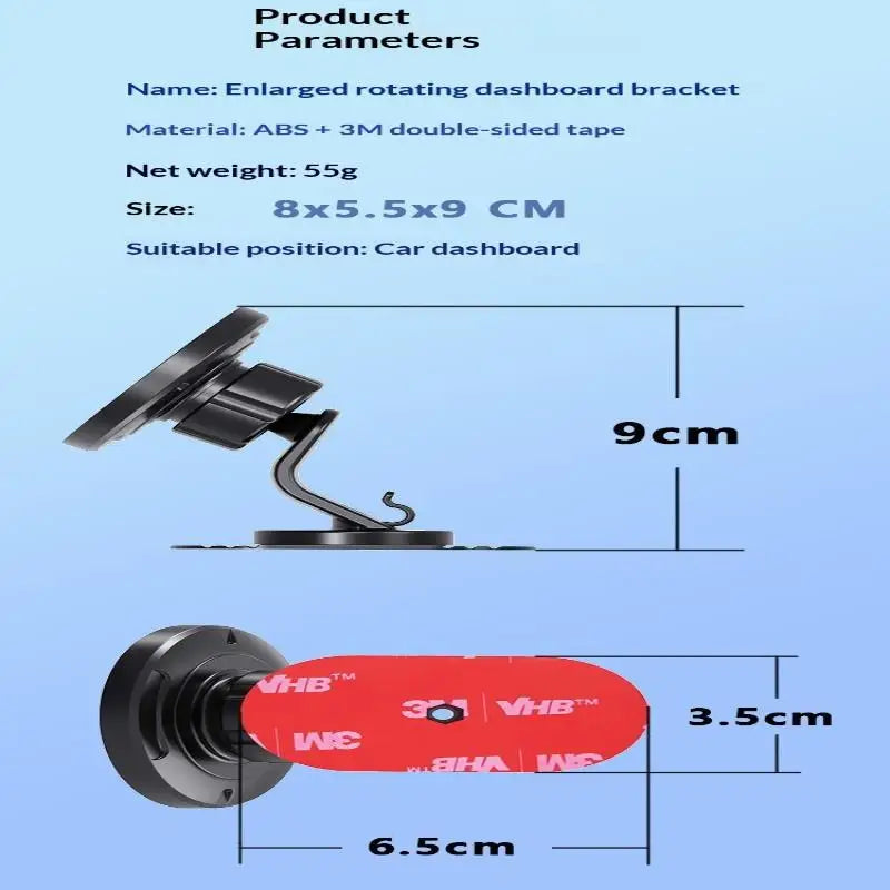 Universal Magnetic Car Mount Bracket for MagSafe Phone Holder