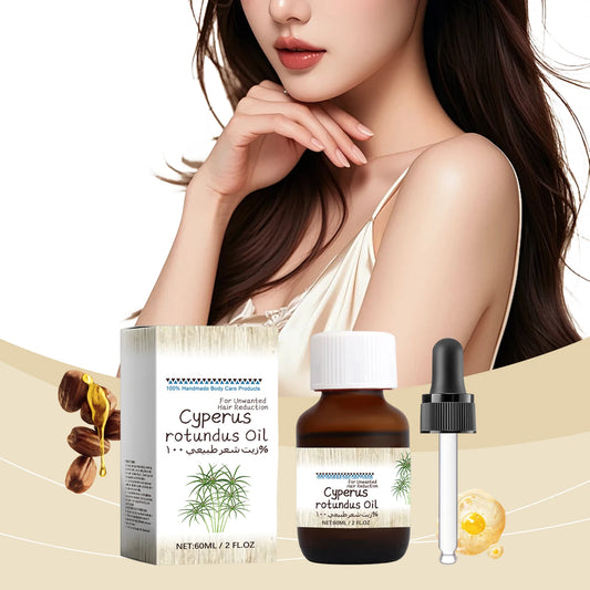 Cyperus Rotundus Hair Inhibitor Oil | Vitamin E Body Moisturizer Hair Inhibitor Oil Peaceful Pleasures Health and Wellness