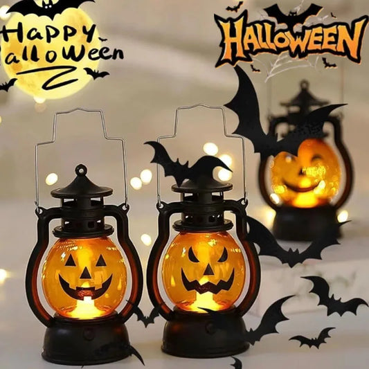 Halloween LED Pumpkin Ghost Skull Lamp – Party & Haunted House Decor Halloween LED Lantern Peaceful Pleasures Health and Wellness