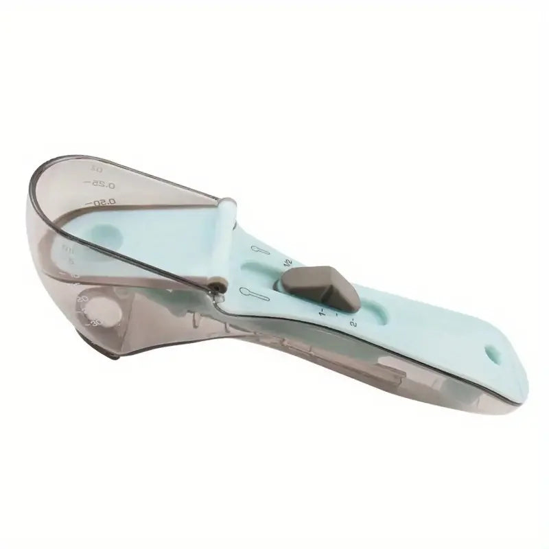 Adjustable Measuring Spoon Baking Plastic Measuring Spoon Kitchen Tool Plastic Scale Measuring Spoon Adjustable Measuring Spoon Peaceful Pleasures Health and Wellness Style B-Small