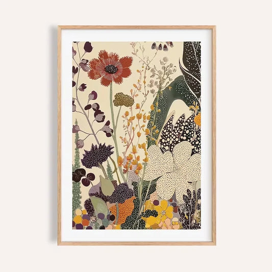Modern Japanese Botanical Canvas Wall Art Print | Home Decor Canvas Wall Art Print Peaceful Pleasures Health and Wellness G4670 21x30cm Unframed