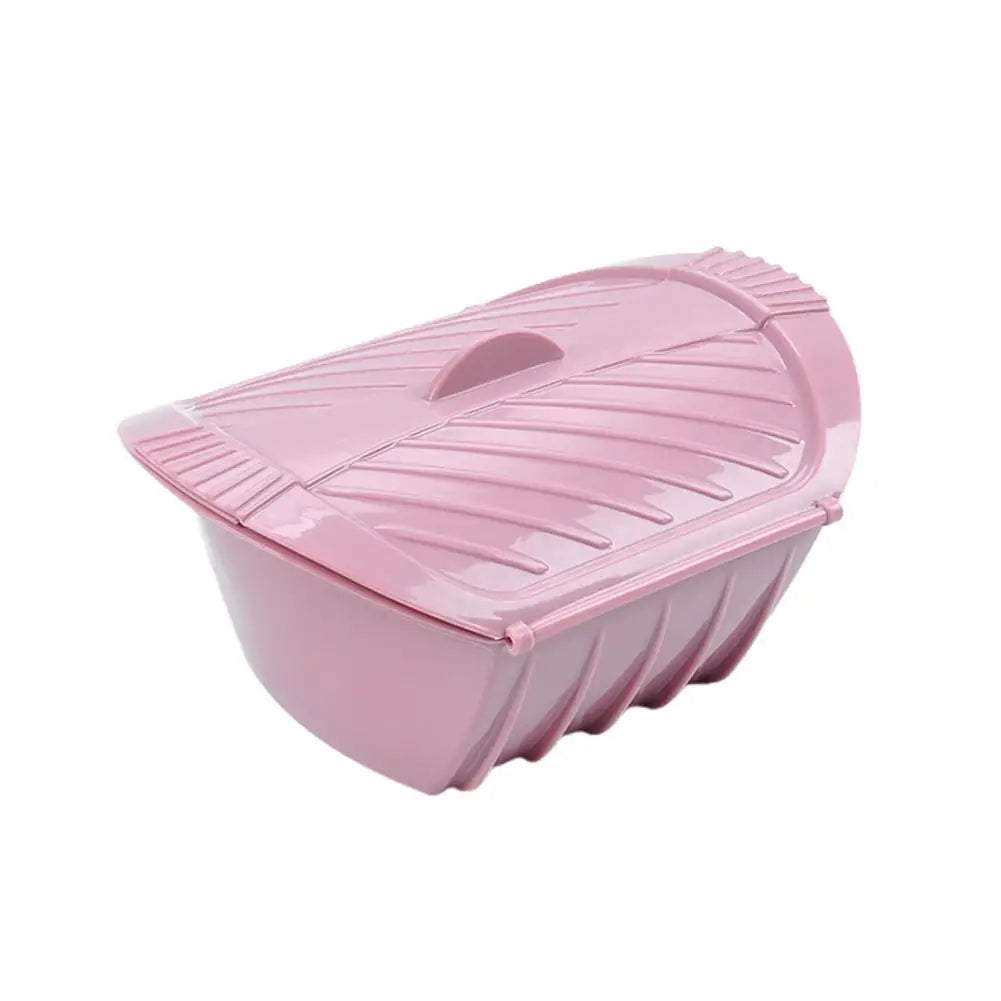 Professional Fish Steamer BPA Free Microwave Oven Steamer Food Grade Silicone Steaming Dish Microwave Cookware Steaming Peaceful Pleasures Health and Wellness S Pink
