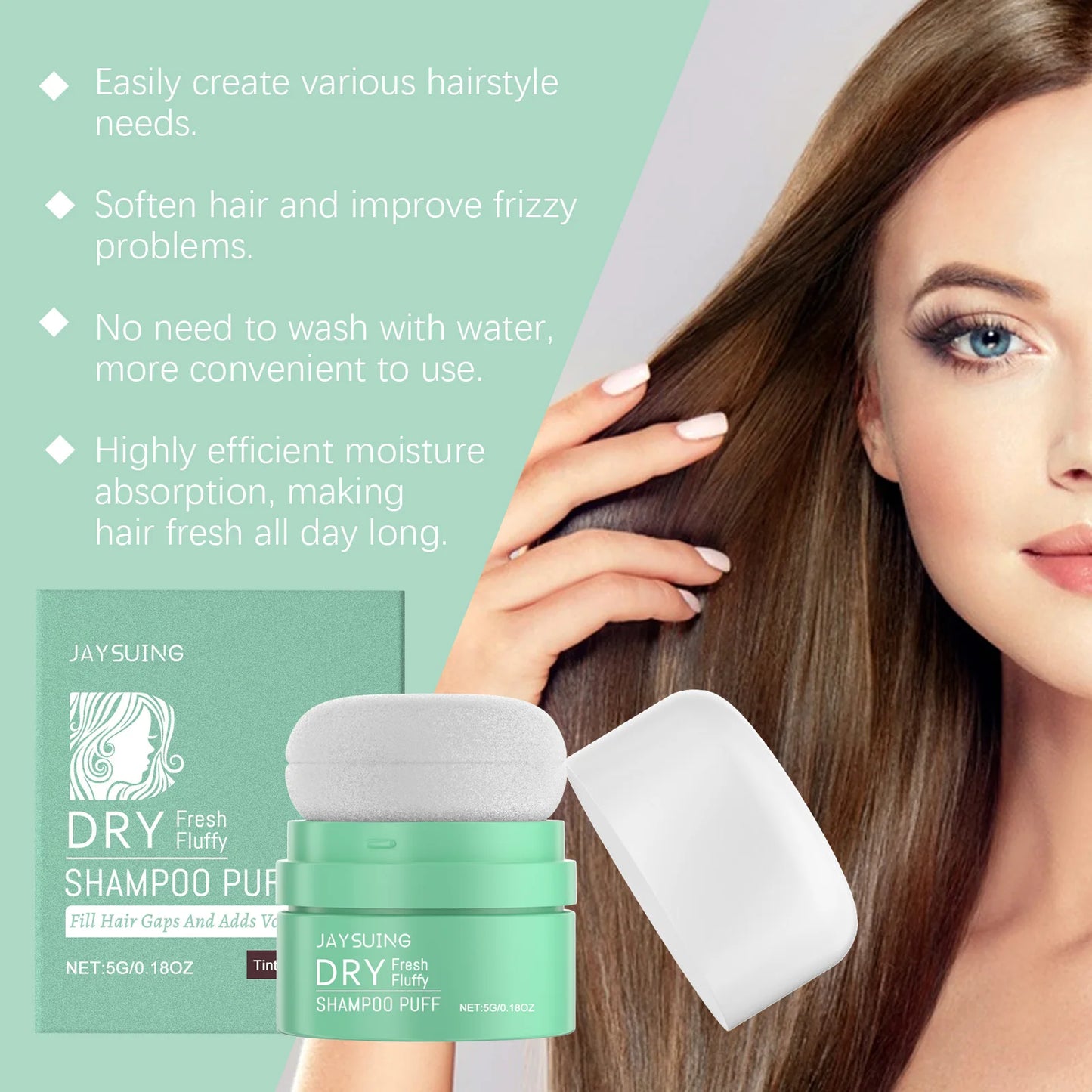 Jaysuing Matte Dry Hair Powder – Volume & Oil Control