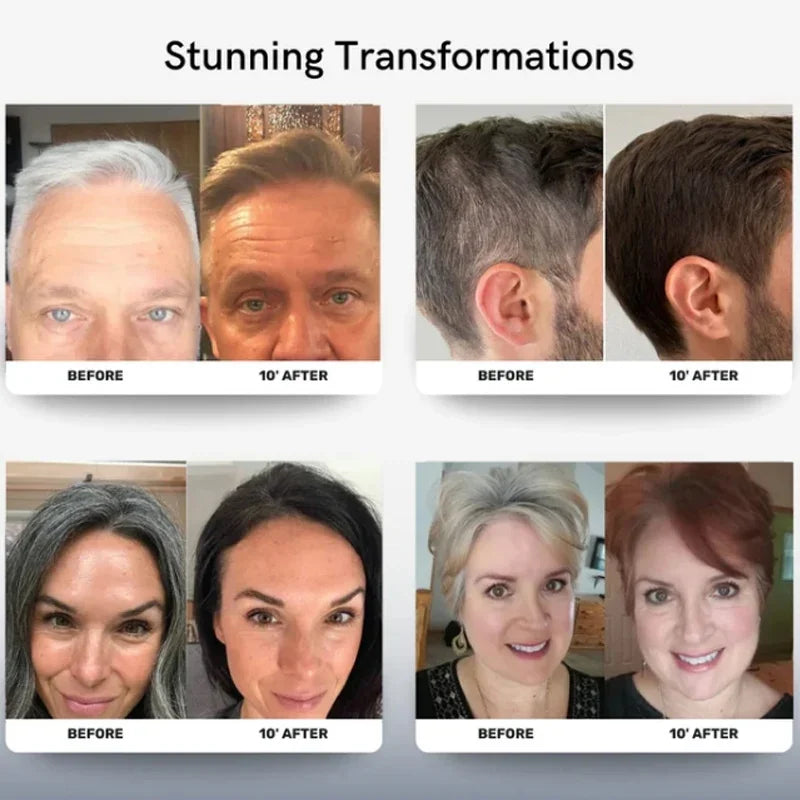 Easy To Operate Fast Hair Dye Shampoo Quick Color Change Hair Dye Products Natural Plant Gray Hair Covering Hair Care Products Peaceful Pleasures Health and Wellness