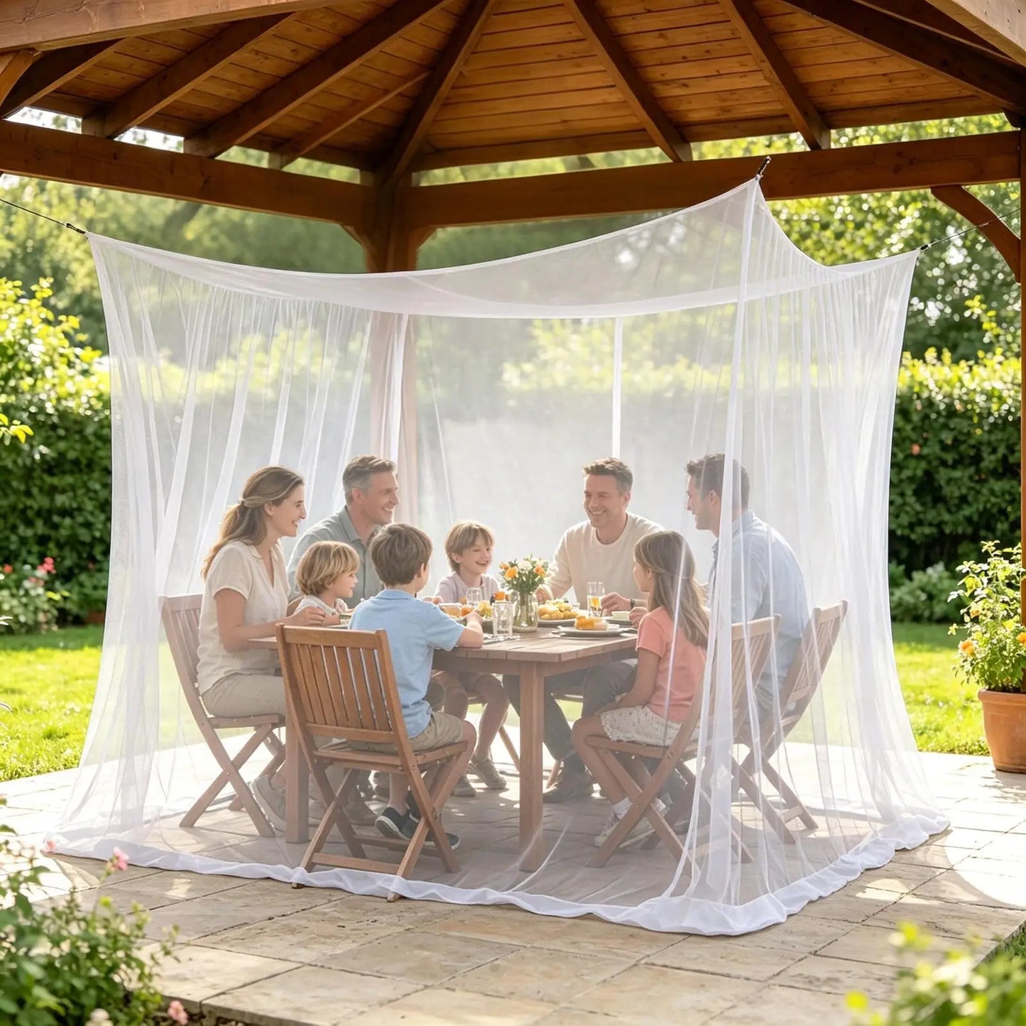 Large Outdoor Mosquito Net Canopy – Camping, Patio & Garden