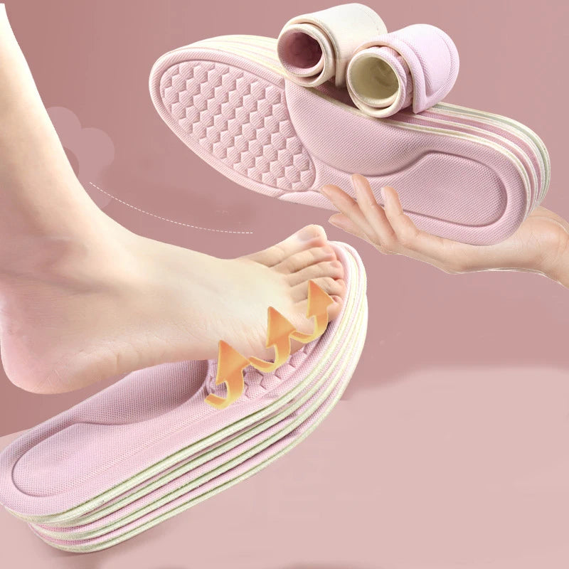Women's Insoles Are Sweat-absorbent Odor-proof Comfortable Soft-soled Breathable Shock-absorbing and Anti-slip Peaceful Pleasures Health and Wellness