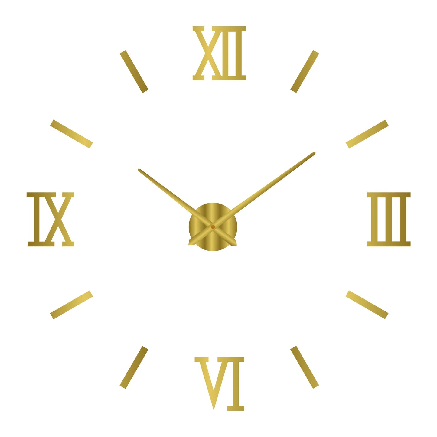 Large 3D DIY Acrylic Wall Clock – Modern Quartz Mirror Sticker Clock for Living Room & Home Décor | 40–130cm