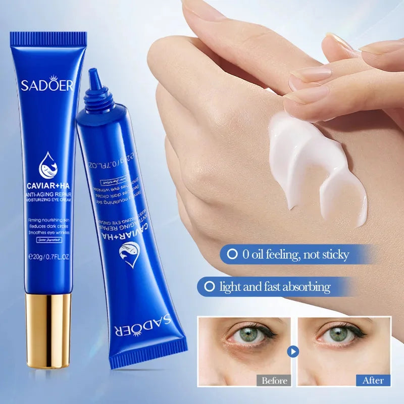 Caviar & Hyaluronic Acid Eye Cream – Firming & Brightening 20g