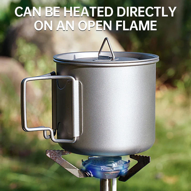 Pure Titanium Folding Camp Mug – Lightweight Camping Cup