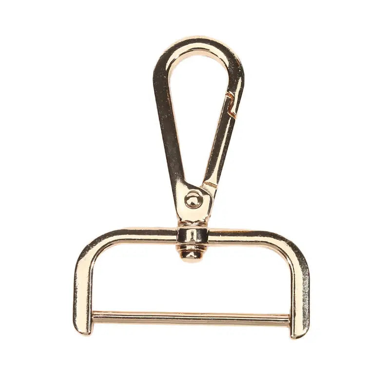 Bag Buckle Accessories Hardware Lock Buckle Metal Buckles Thickened Bag Strap Hanging Buckle Backpack Accessories Buckle Peaceful Pleasures Health and Wellness Light Gold 3.8cm