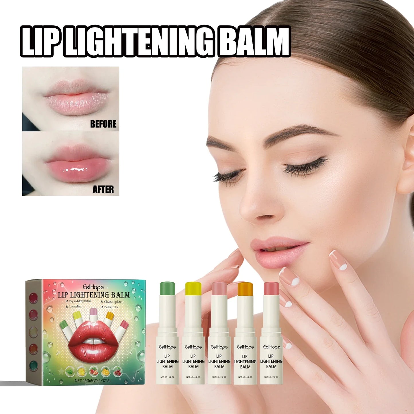 Eelhope Brightening Lip Balm & Mask – Fruit Scent, 30g