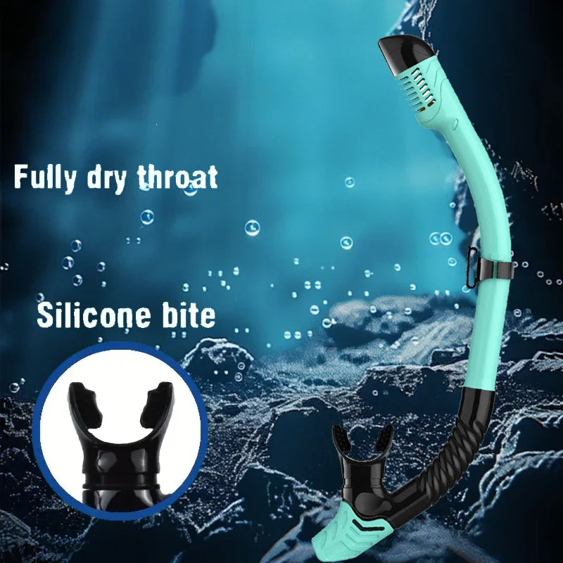 Full Dry Snorkel for Adults | Scuba Diving Breathing Tube