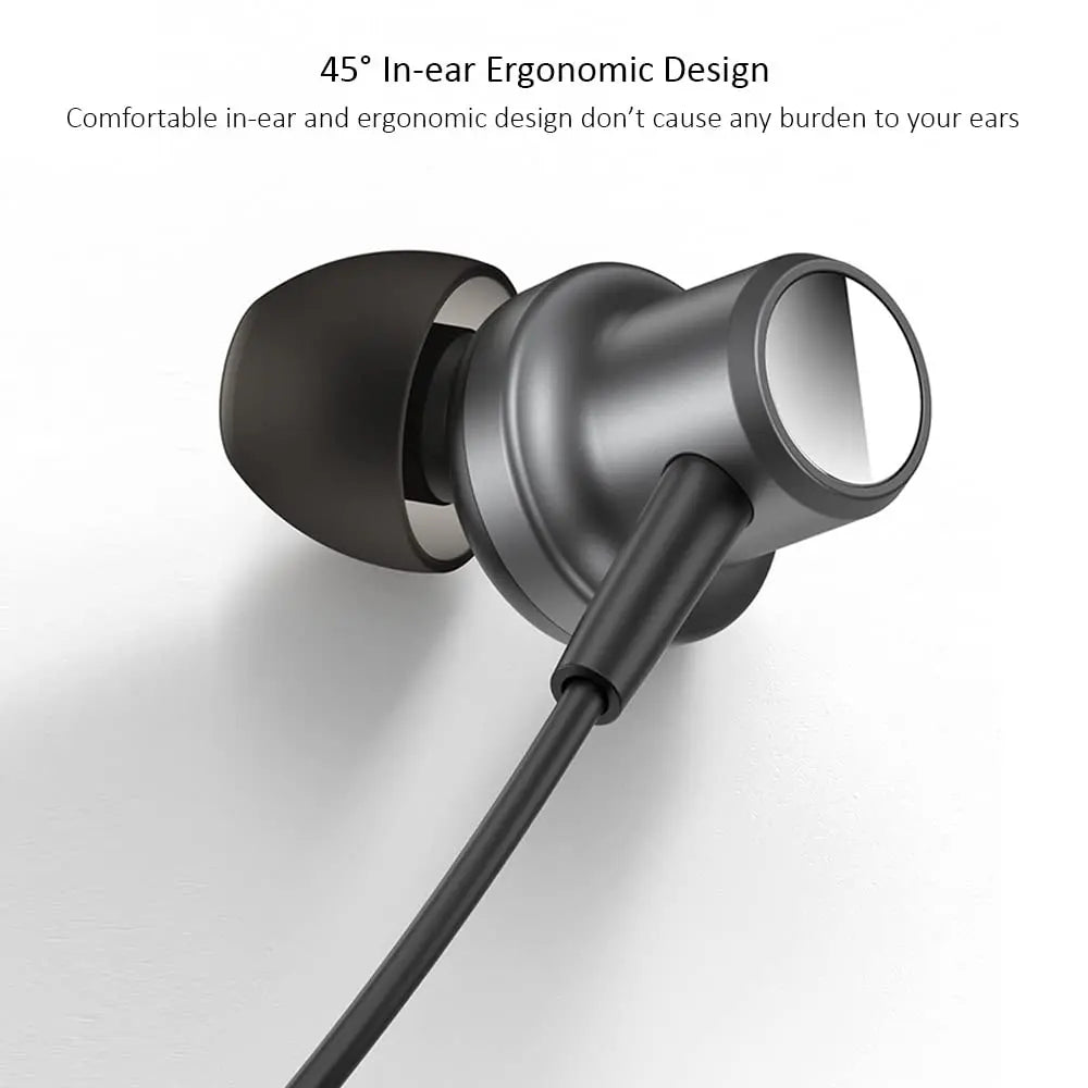 1pc Deep Bass Wired In-Ear HIFI Earphones With Microphone And Volume Control, Powerful Sound Drivers Peaceful Pleasures Health and Wellness