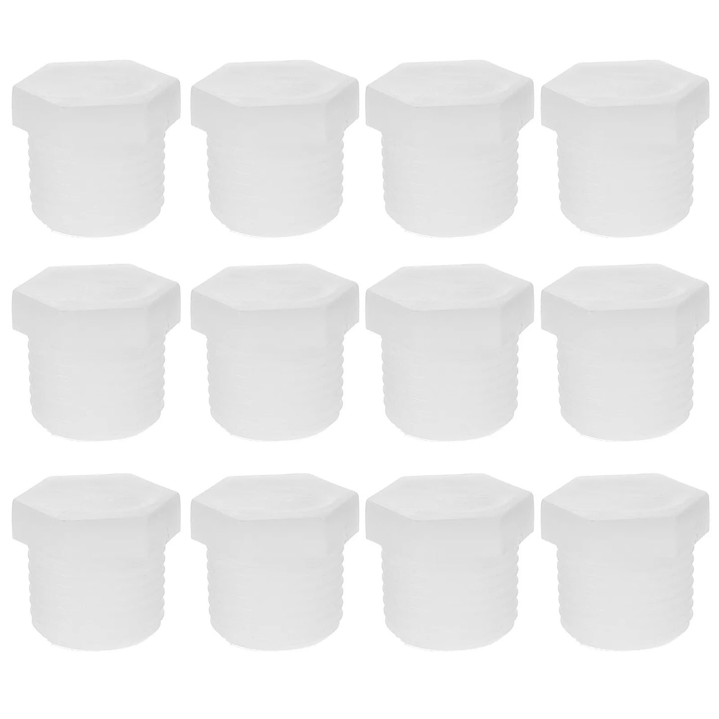 12Pcs Rv Water Heater Drainage Plug PVC High Temperature Resistant Tight Seal for Camper Trailer Motorhome Water Heaters Peaceful Pleasures Health and Wellness