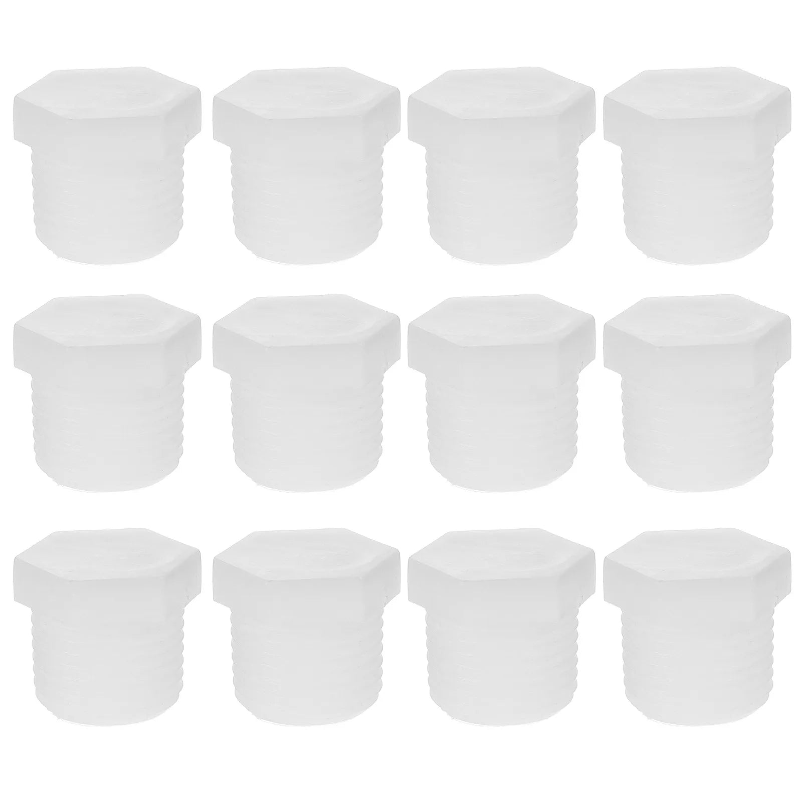 12Pcs Rv Water Heater Drainage Plug PVC High Temperature Resistant Tight Seal for Camper Trailer Motorhome Water Heaters Peaceful Pleasures Health and Wellness