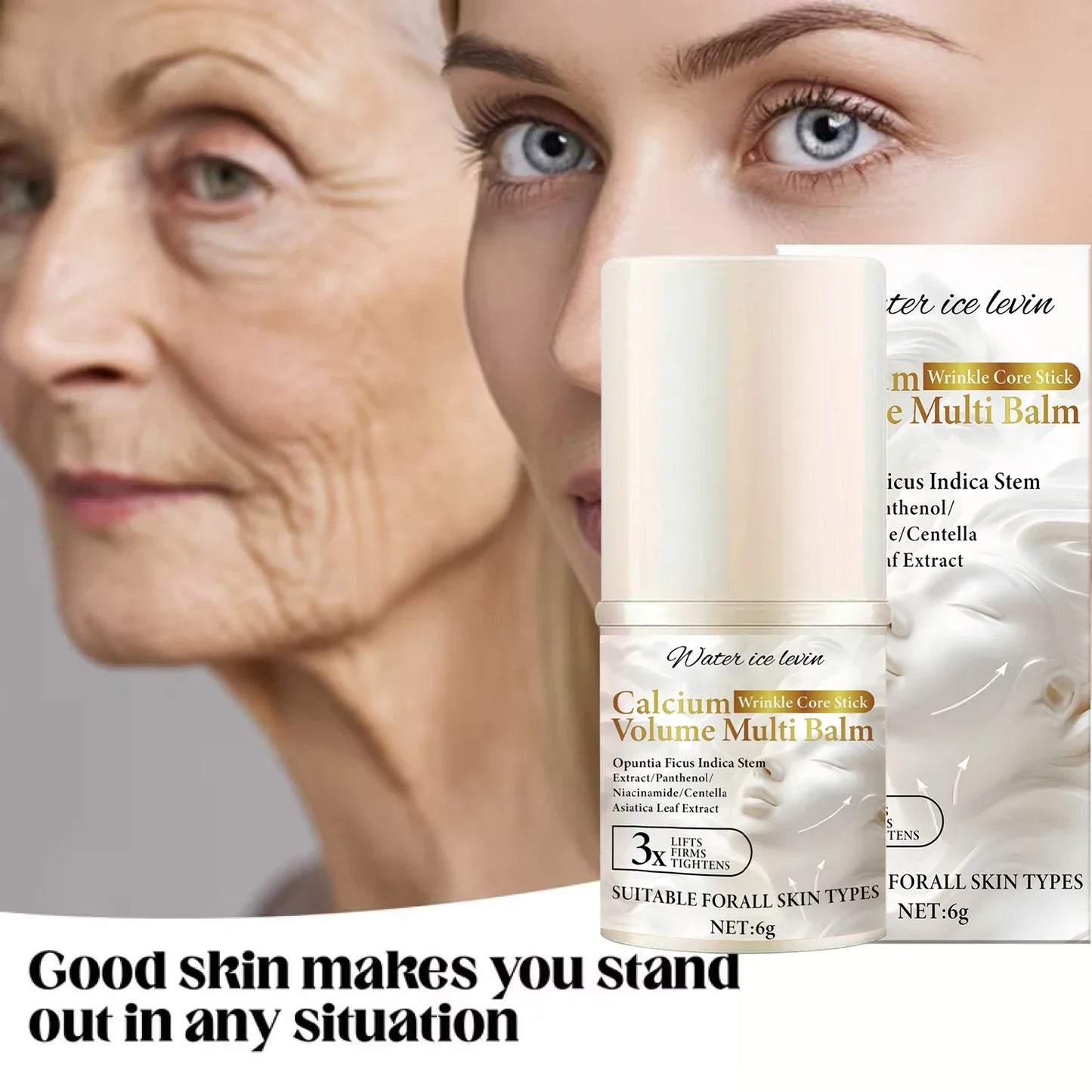 Bee Venom Neck & Face Balm Stick – Collagen Anti-Aging