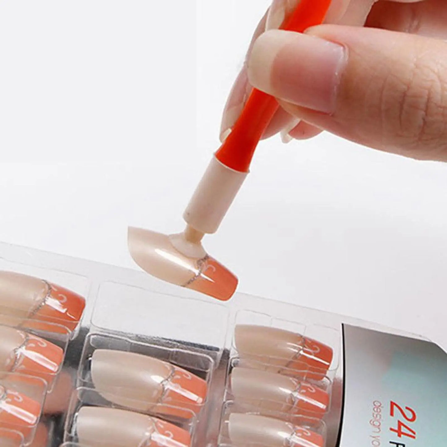 10-Piece Press On Nail Tool Set – Suction Cup Applicator Kit
