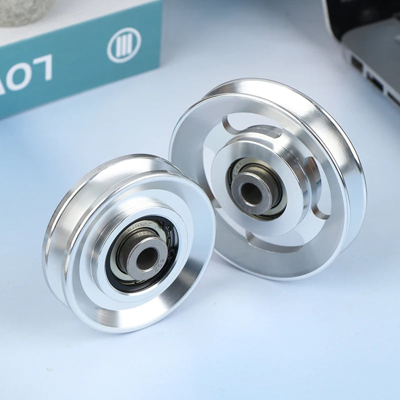 73/88/95/110/114MM Pulley Wheel Aluminium Alloy Bearing Pulley Wheel Replacement Universal Gym Accessory Bearing Pulley Wheel Peaceful Pleasures Health and Wellness