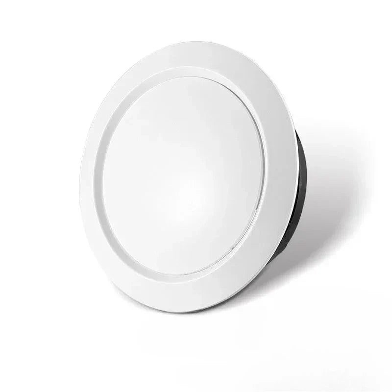 White Round Air Vent Grille Cover 75mm 100mm 125mm Adjustable
