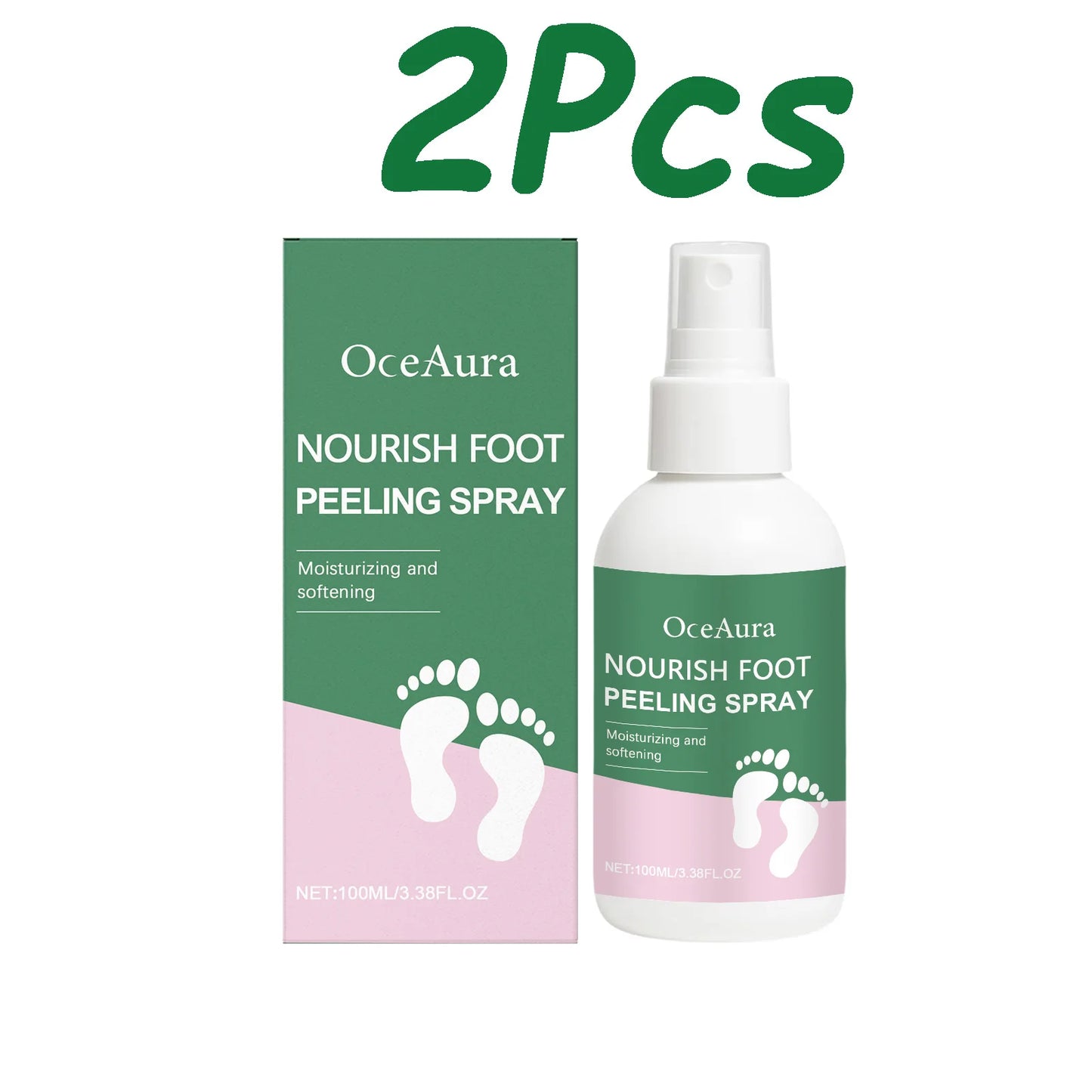 Foot Exfoliating Spray Callus Remover for Cracked Heels Moisturizing Remove Dead Skin Heel Drying Cracked Repair Foot Care Spray Peaceful Pleasures Health and Wellness 200ml Boxed