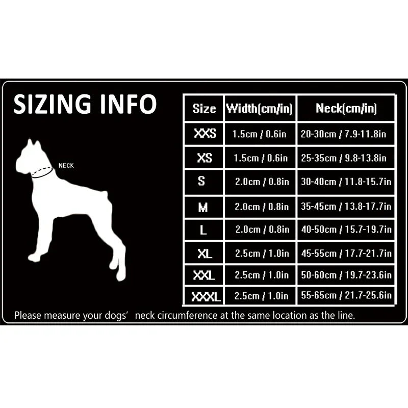 TRUELOVE Pet Collar Nylon Webbing P-chain Explosion-proof Neoprene Padding Pets Running Training Large Medium Small Dogs YC1851 Peaceful Pleasures Health and Wellness
