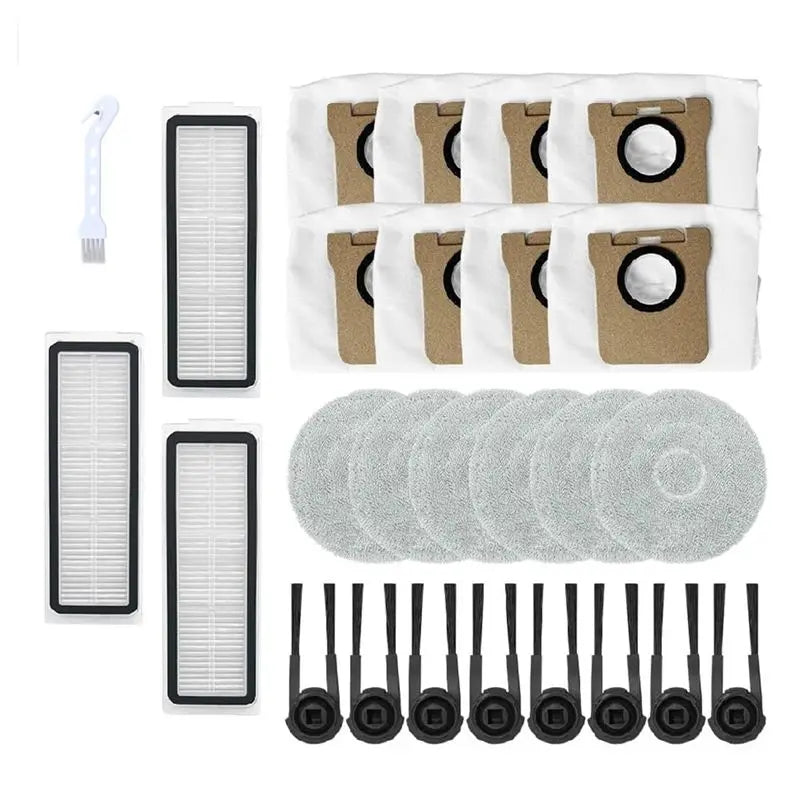 A36T-For Mijia M40S/OV31CN Robot Vacuum,Replacement Parts Set Including Filters, Microfiber Mop Cloths, Dust Bags& Side Brushes Peaceful Pleasures Health and Wellness Default Title