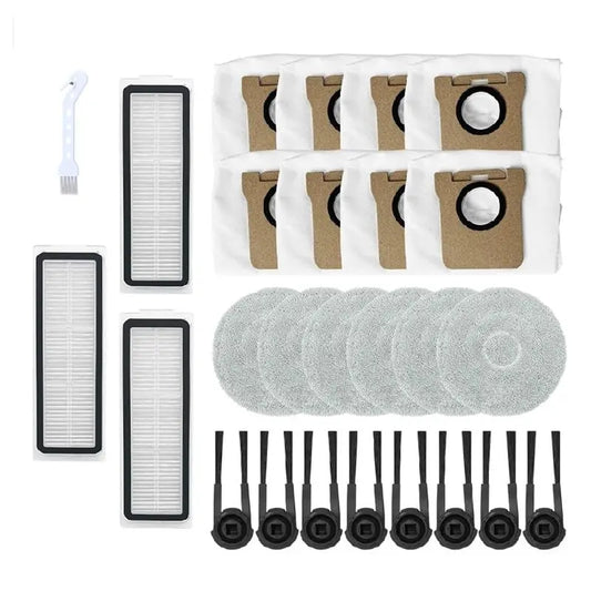 A36T-For Mijia M40S/OV31CN Robot Vacuum,Replacement Parts Set Including Filters, Microfiber Mop Cloths, Dust Bags& Side Brushes Peaceful Pleasures Health and Wellness Default Title